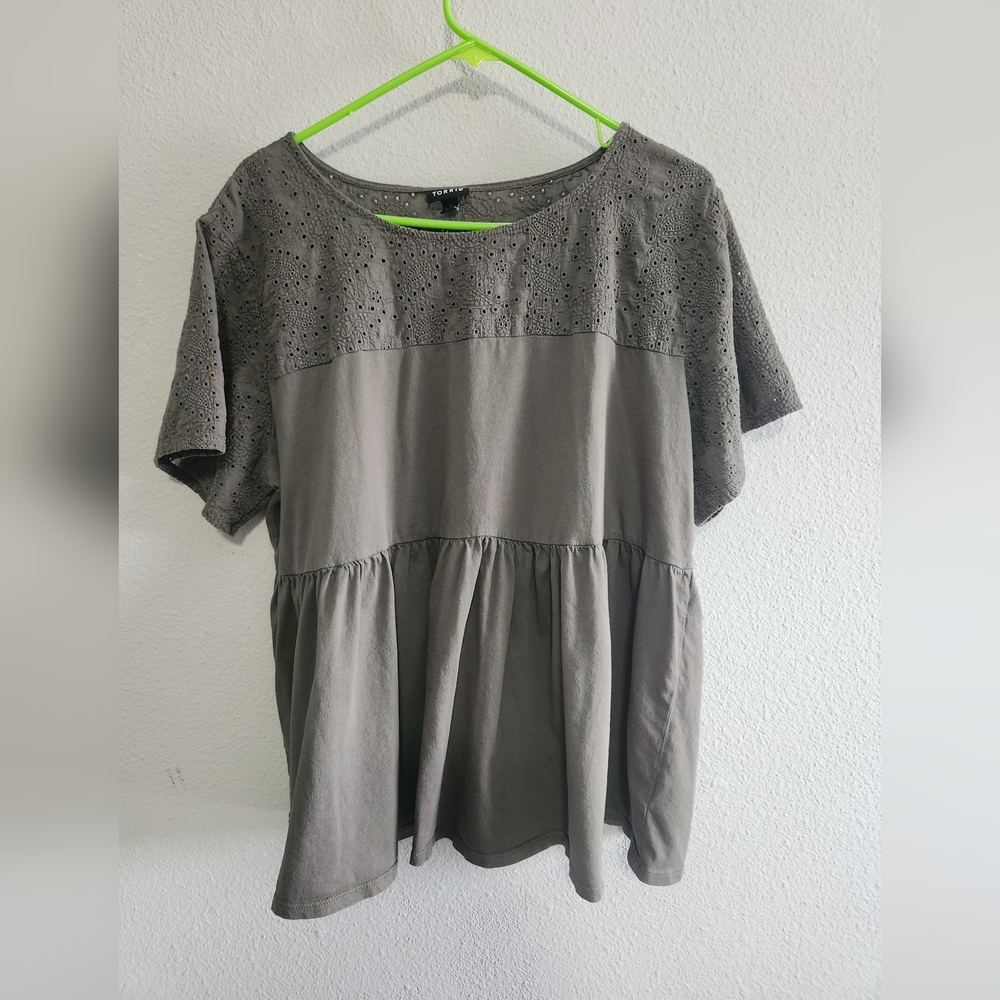 Torrid Babydoll Blouse